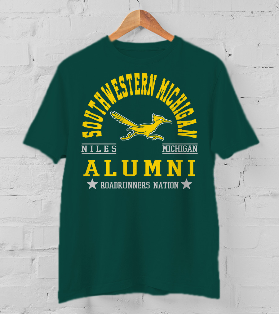 Southwestern Michigan Niles Alumni Roadrunners Nation T-Shirt