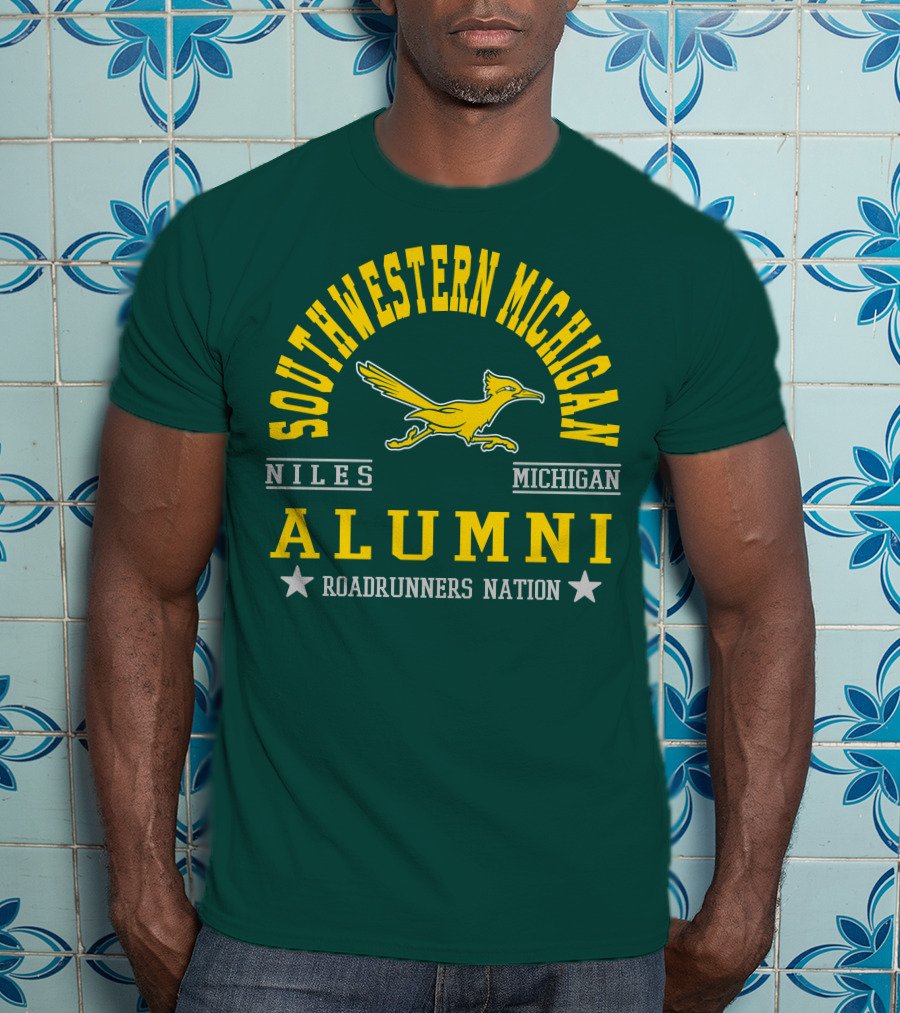 Southwestern Michigan Niles Alumni Roadrunners Nation T-Shirt
