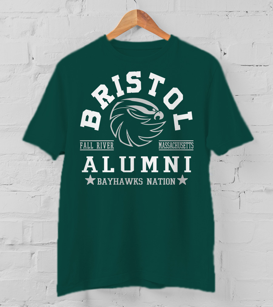 Bristol Alumni Bayhawks Nation Fall River Massachusetts T-Shirt