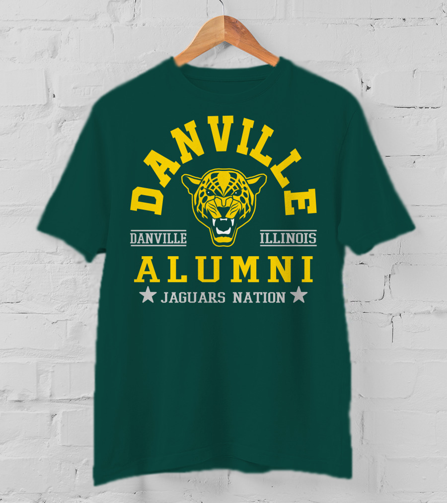 Danville Illinois Alumni Jaguars Nation T-Shirt
