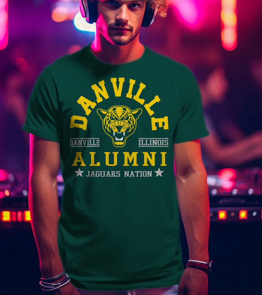 Danville Illinois Alumni Jaguars Nation T-Shirt