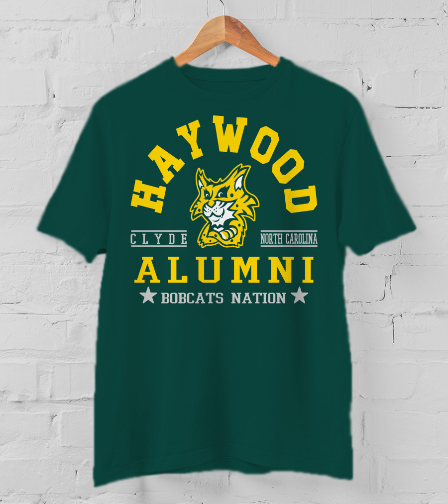 Haywood Alumni Clyde North Carolina Bobcats Nation T-Shirt