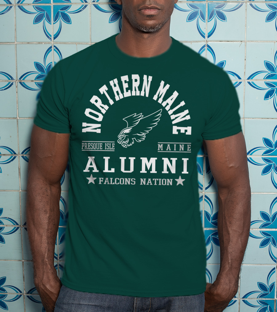 Northern Maine Alumni Presque Isle Falcons Nation T-Shirt
