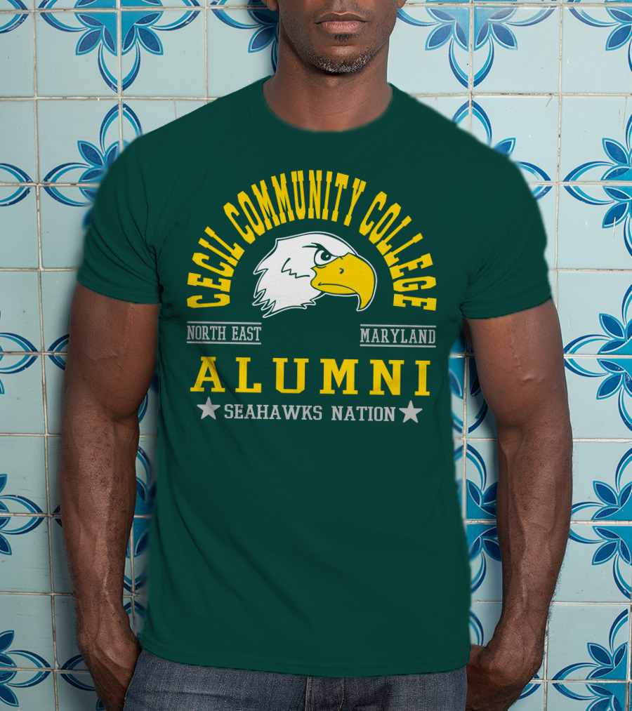 Cecil Community College Alumni Seahawks Nation North East Maryland T-Shirt