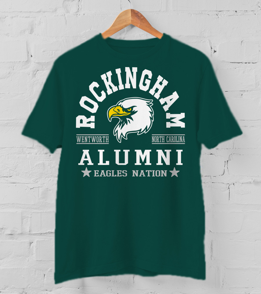 Rockingham Wentworth North Carolina Alumni Eagles Nation T-Shirt