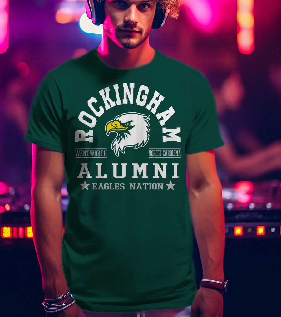Rockingham Wentworth North Carolina Alumni Eagles Nation T-Shirt