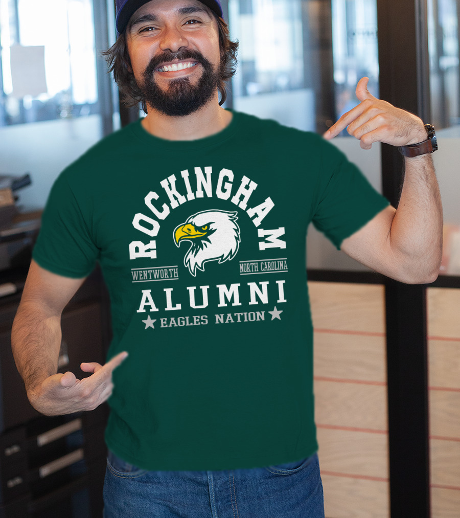 Rockingham Wentworth North Carolina Alumni Eagles Nation T-Shirt