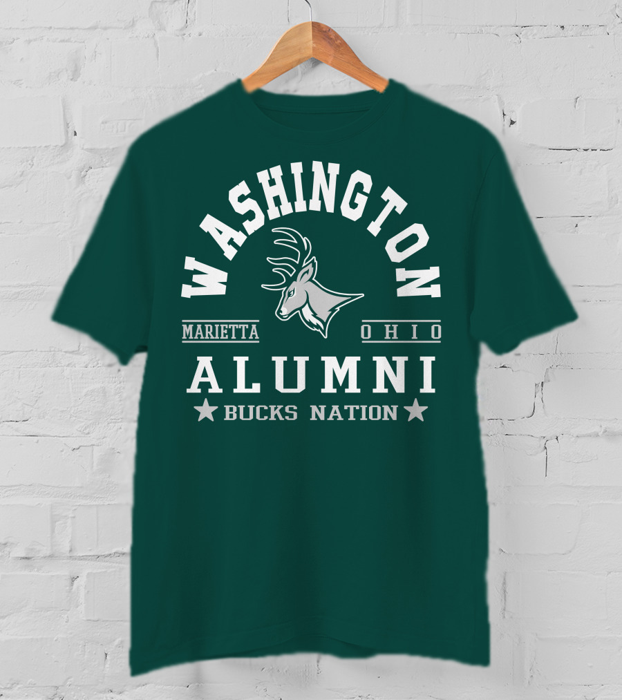Washington Alumni Marietta Ohio Bucks Nation T-Shirt