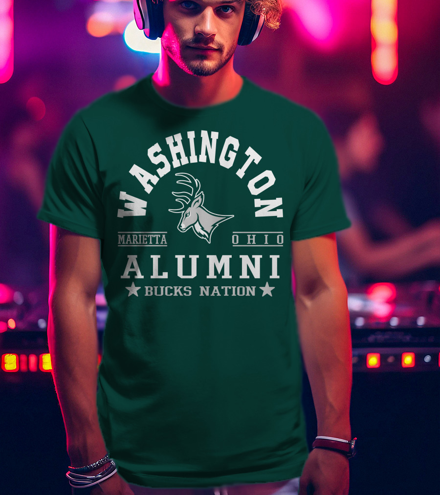 Washington Alumni Marietta Ohio Bucks Nation T-Shirt