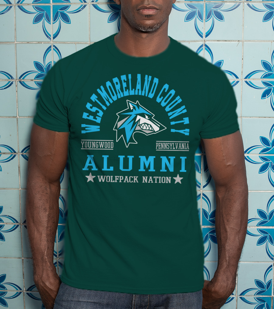 Westmoreland County Youngwood Pennsylvania Alumni Wolfpack Nation T-Shirt