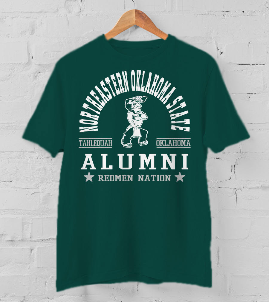 Northeastern Oklahoma State Alumni Tahlequah Oklahoma Redmen Nation T-Shirt