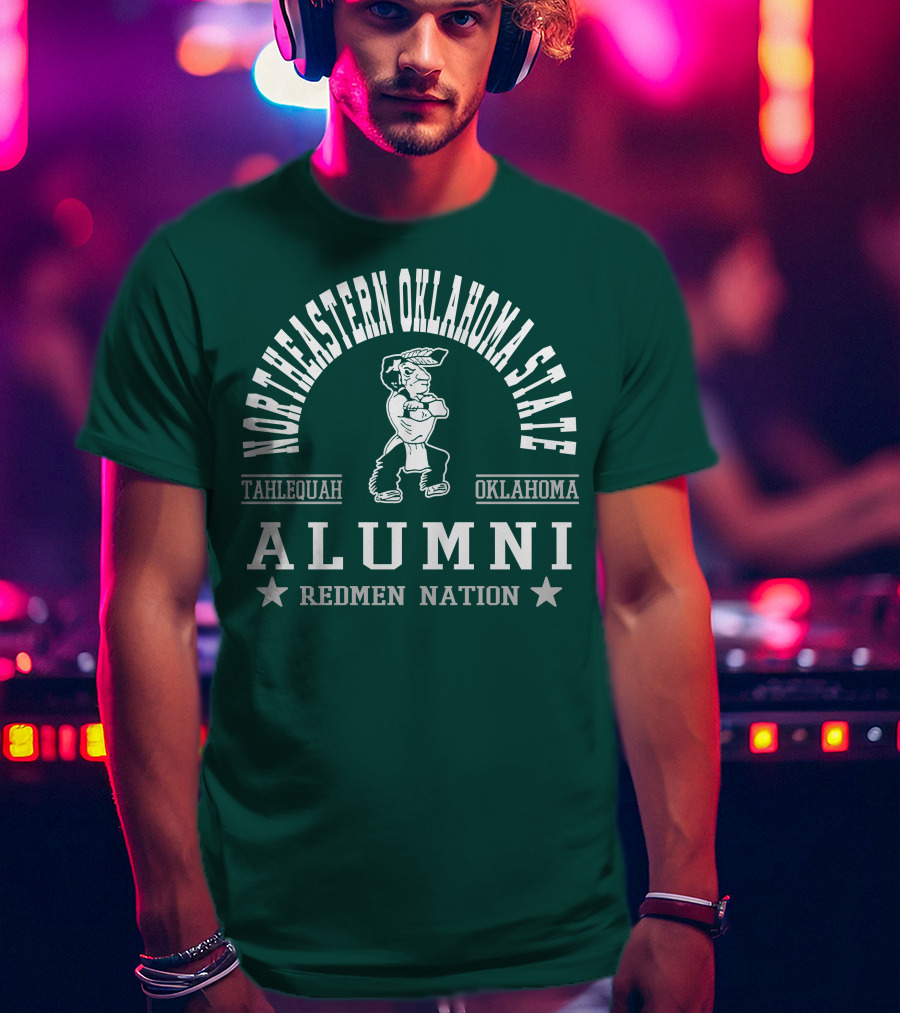 Northeastern Oklahoma State Alumni Tahlequah Oklahoma Redmen Nation T-Shirt