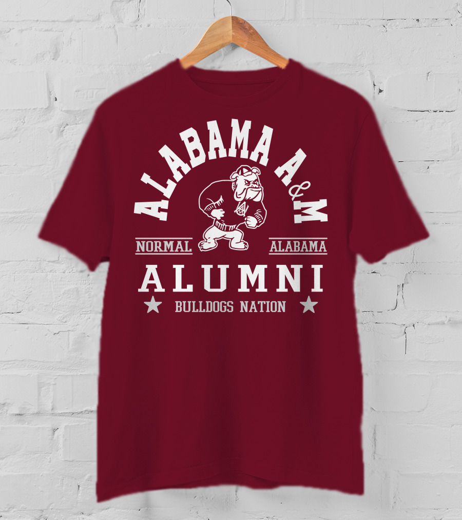 Alabama A M Alumni Bulldogs Nation Normal Alabama T-Shirt