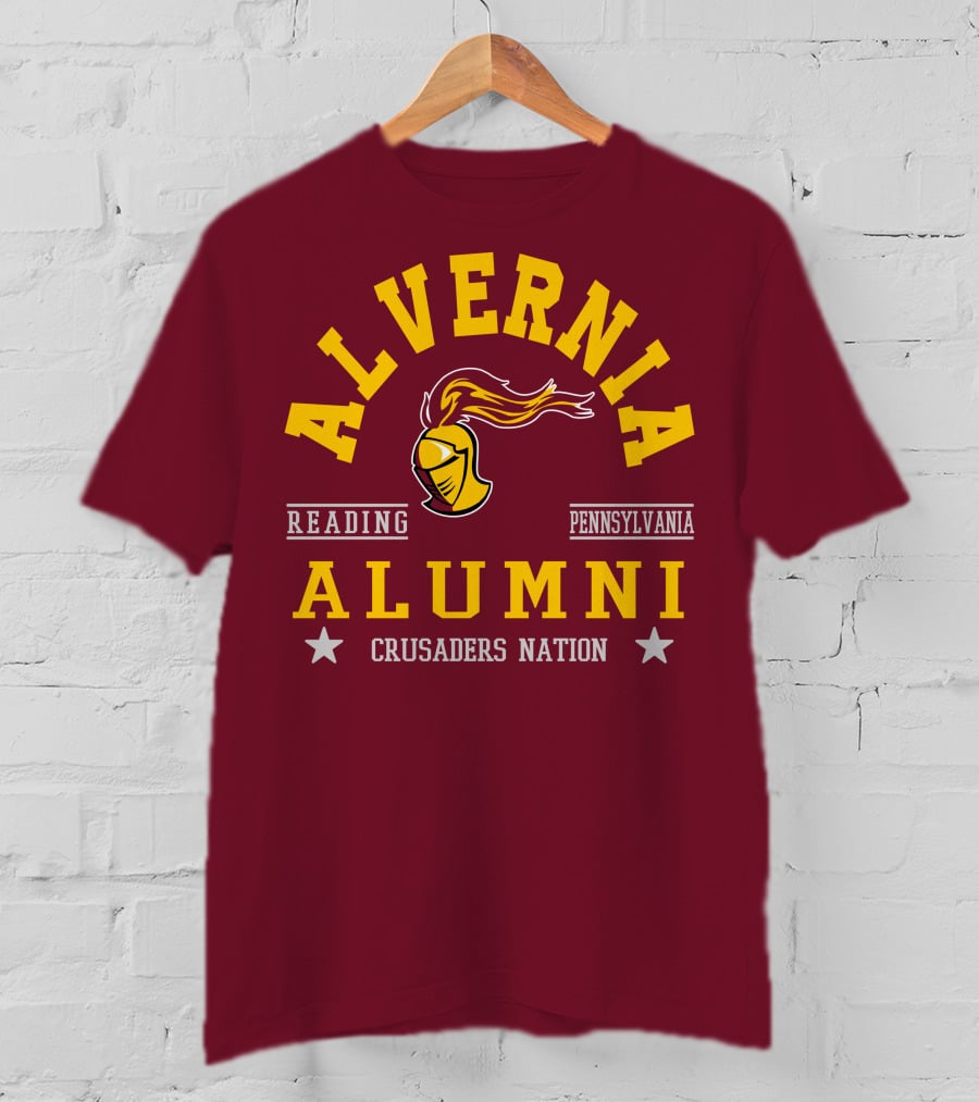 Alvernia Alumni Reading Pennsylvania Crusaders Nation T-Shirt