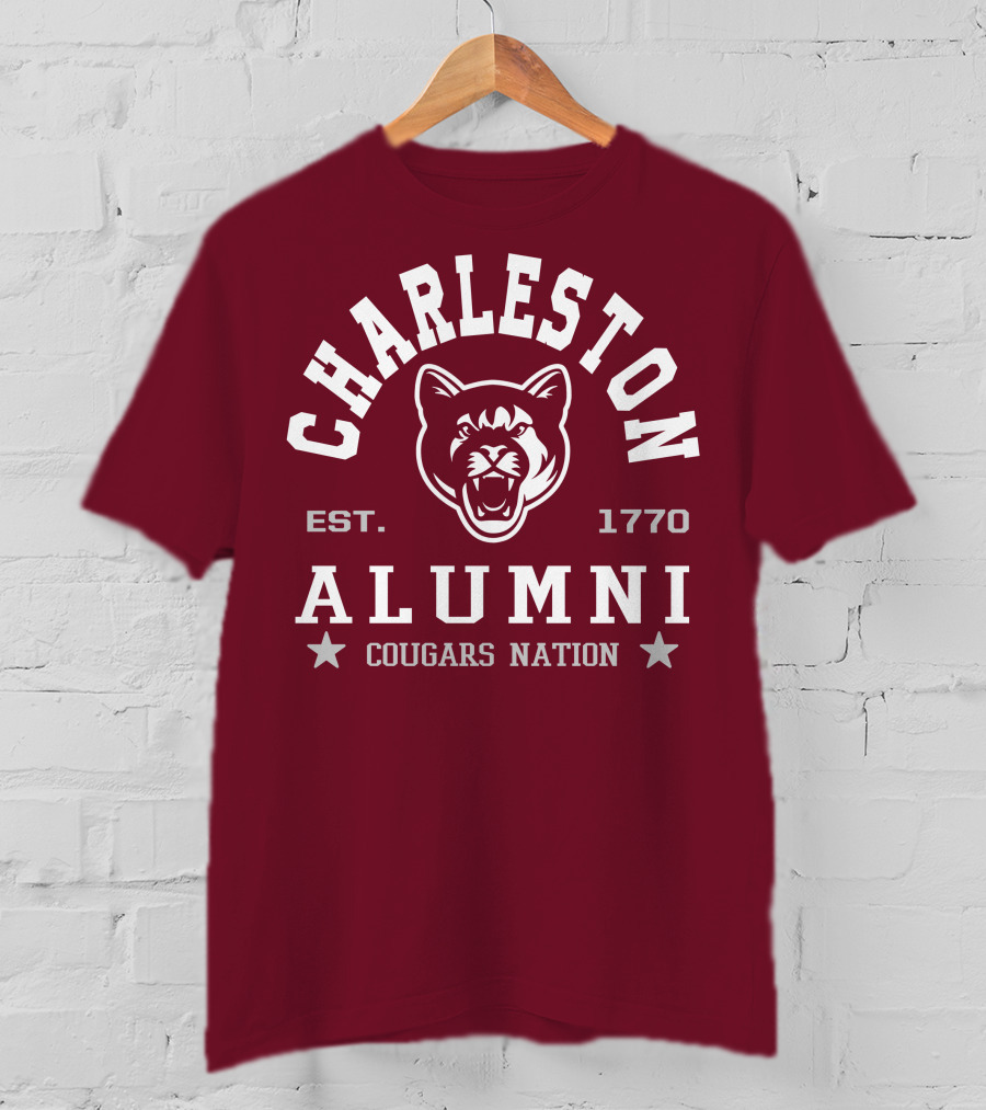 Charleston Alumni Cougars Nation Est. 1770 T-Shirt