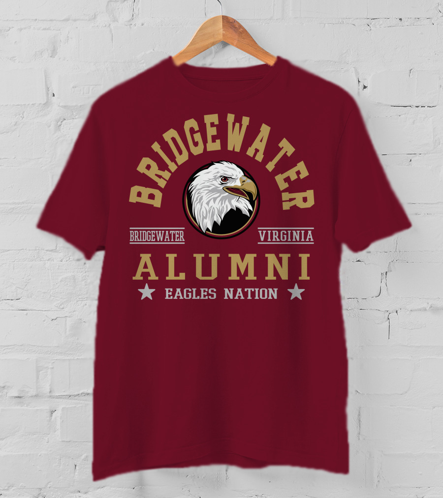Bridgewater Virginia Alumni Eagles Nation T-Shirt