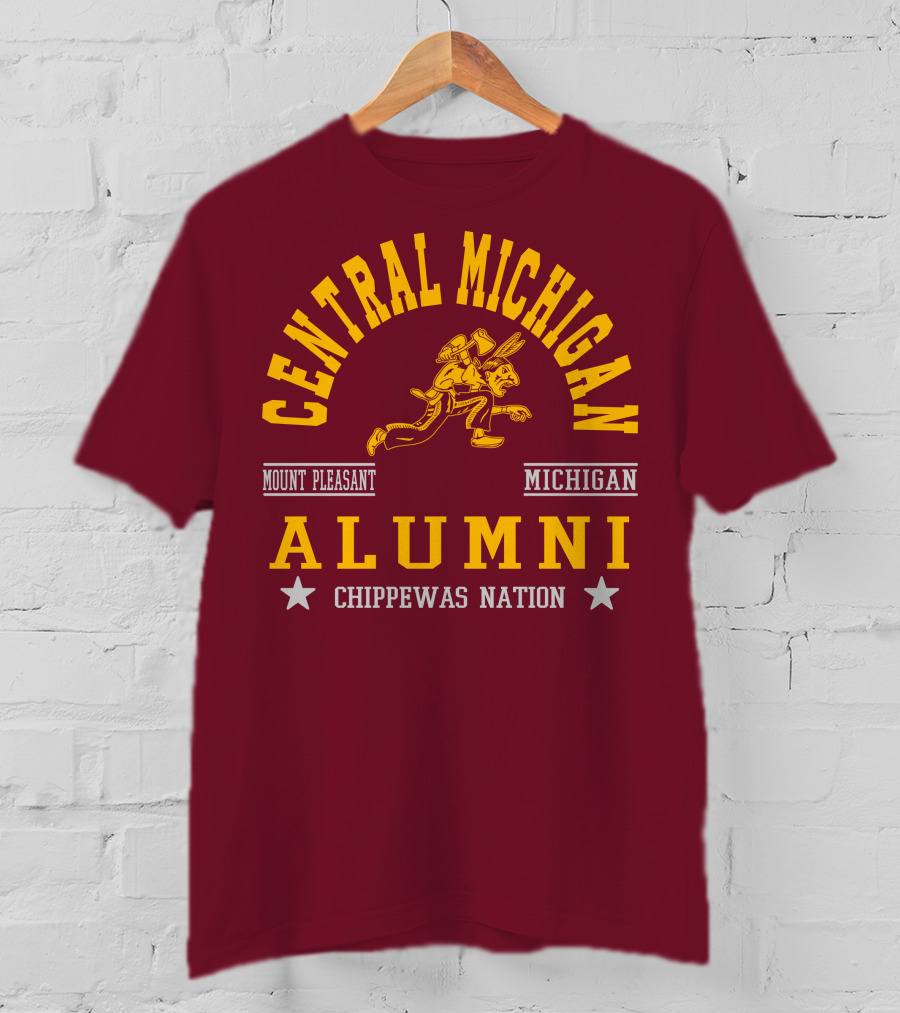 Central Michigan Alumni Mount Pleasant Chippewas Nation T-Shirt