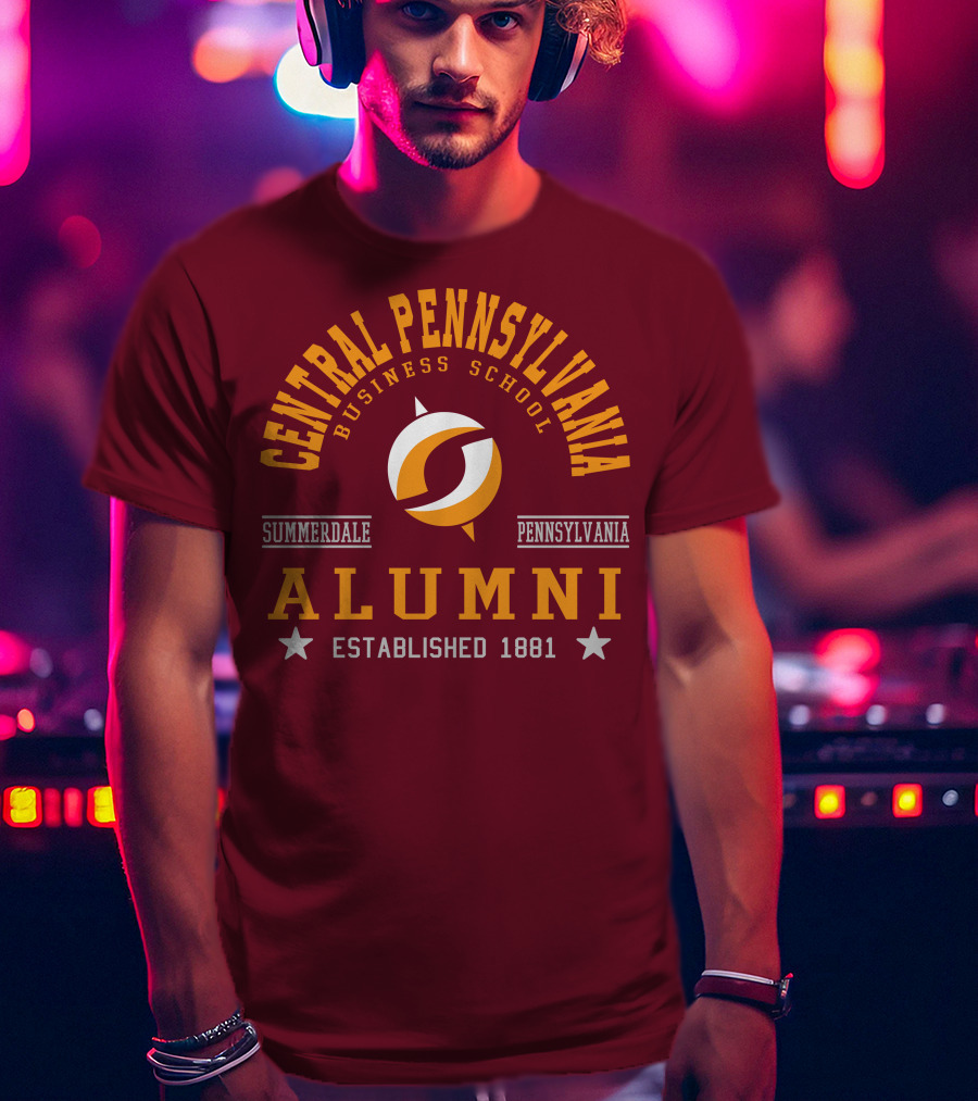 Central Pennsylvania Business School Alumni Summerdale Pennsylvania Established 1881 T-Shirt