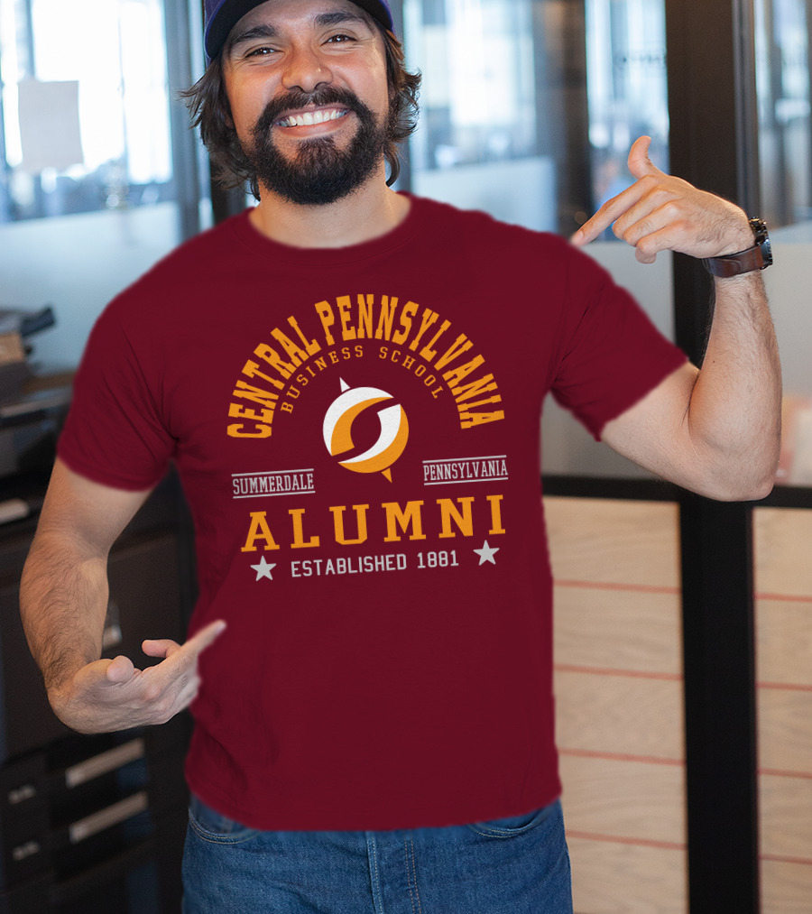 Central Pennsylvania Business School Alumni Summerdale Pennsylvania Established 1881 T-Shirt