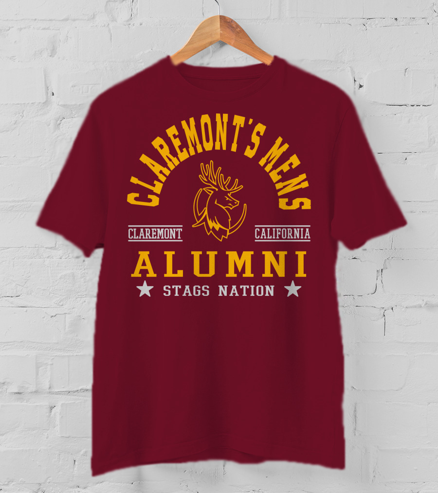 Claremont's Mens California Alumni Stags Nation T-Shirt