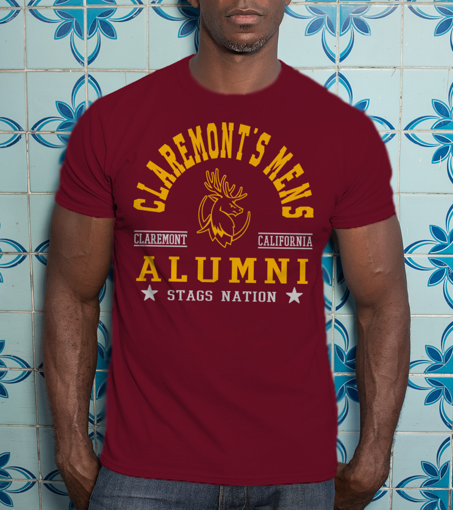 Claremont's Mens California Alumni Stags Nation T-Shirt