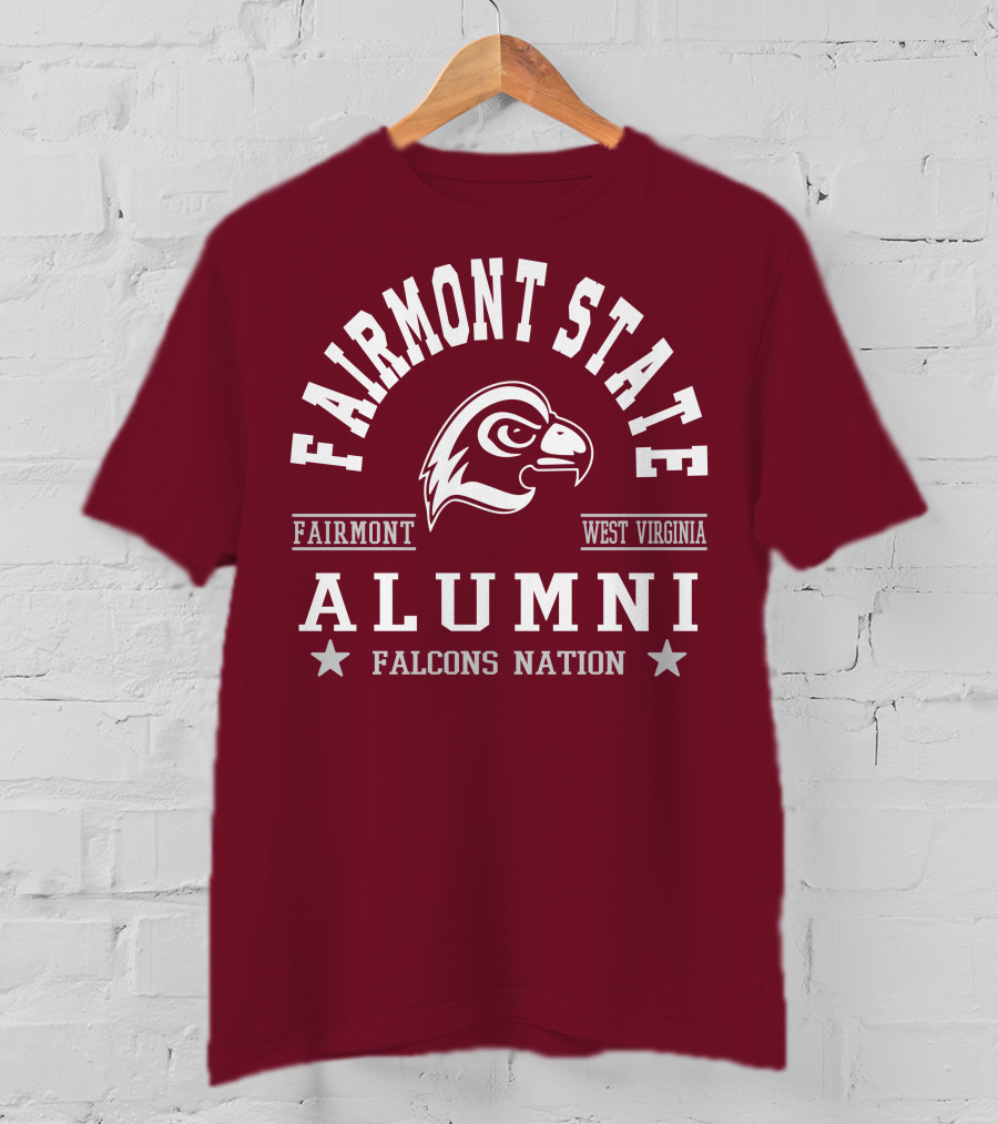 Fairmont State Alumni Falcons Nation West Virginia T-Shirt