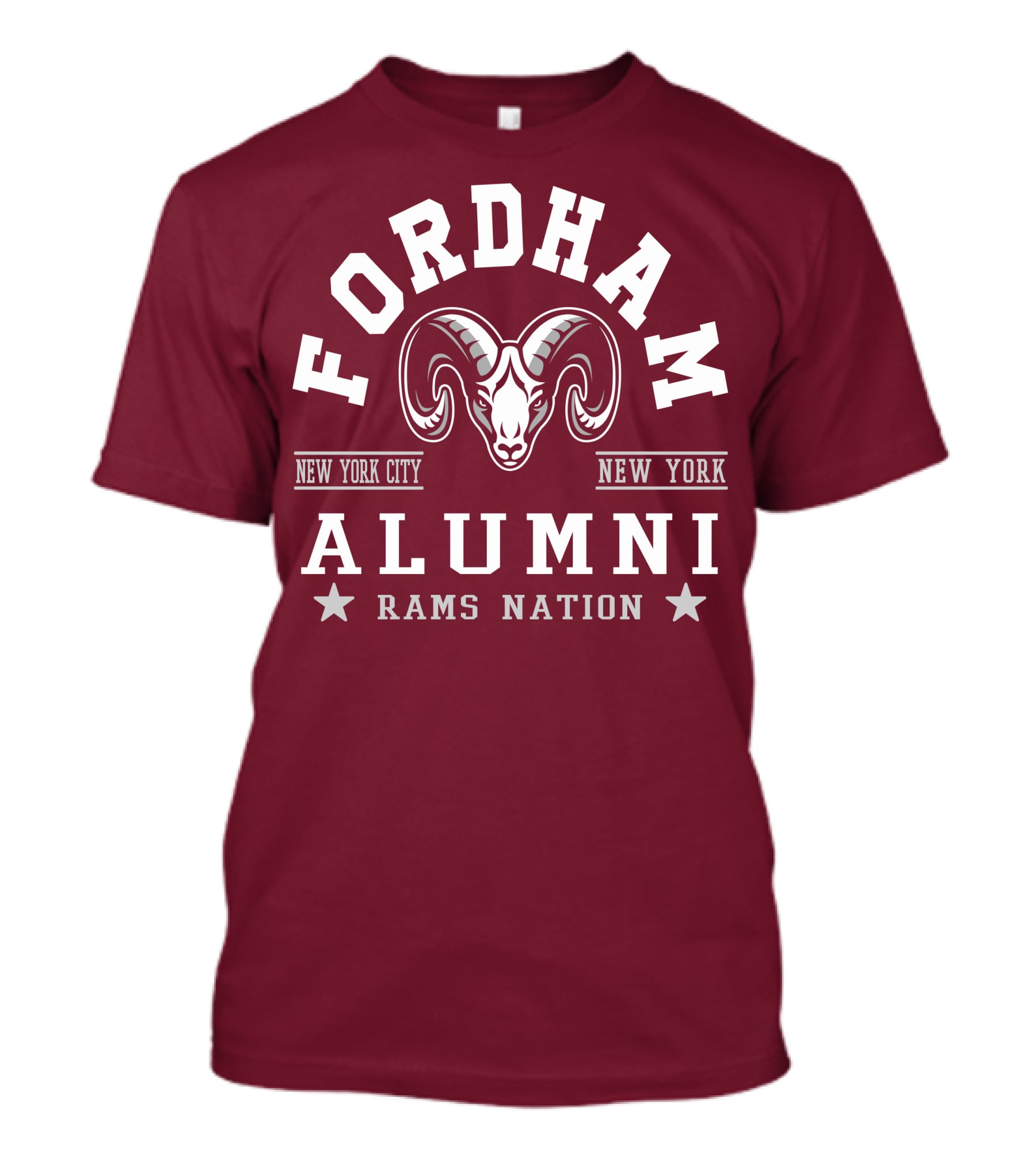 Fordham Alumni New York City Rams Nation T-Shirt