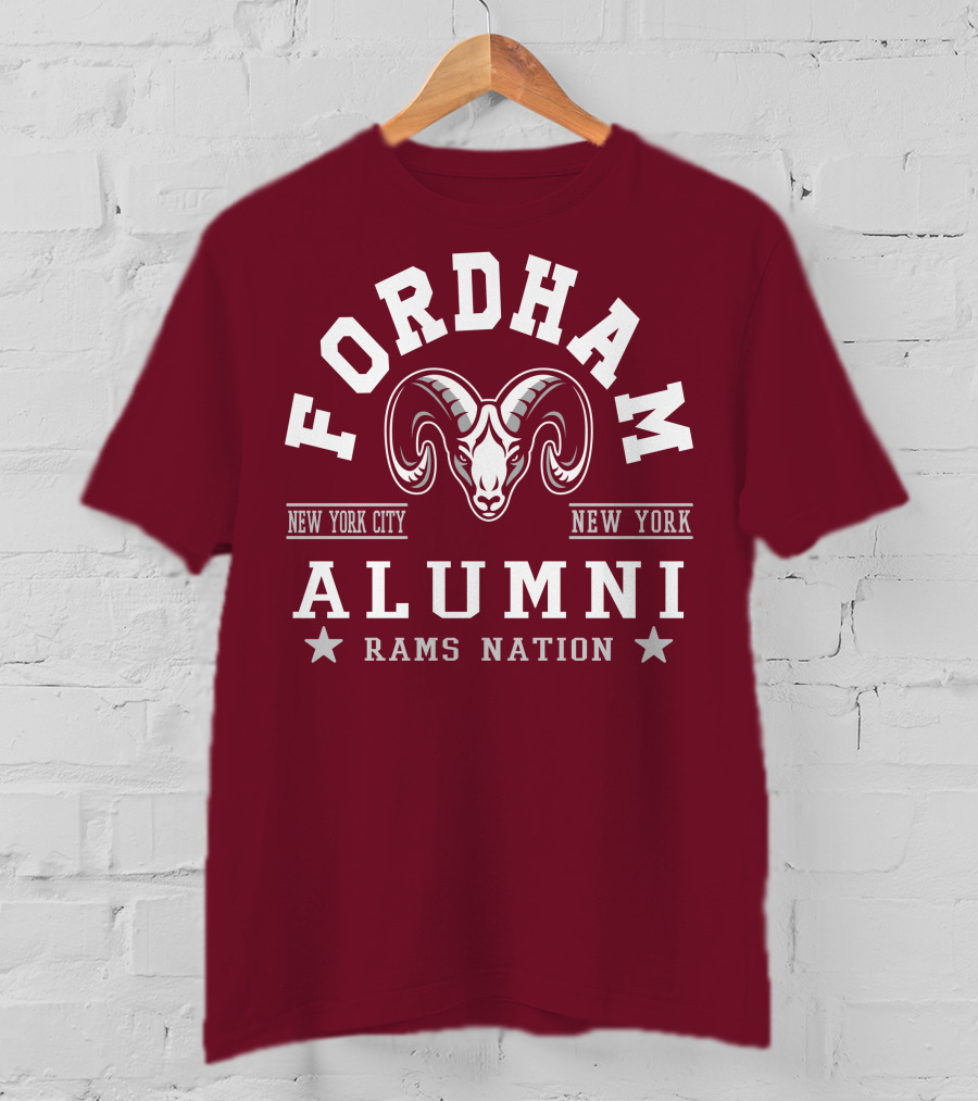 Fordham Alumni New York City Rams Nation T-Shirt