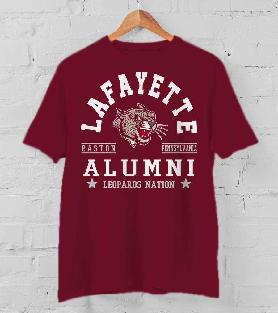 Lafayette College Alumni Leopards Nation Easton Pennsylvania T-Shirt
