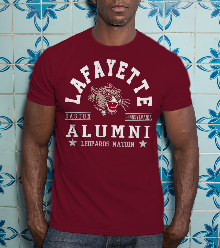Lafayette College Alumni Leopards Nation Easton Pennsylvania T-Shirt
