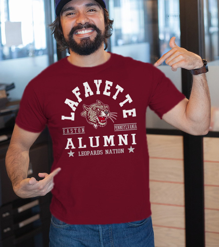Lafayette College Alumni Leopards Nation Easton Pennsylvania T-Shirt