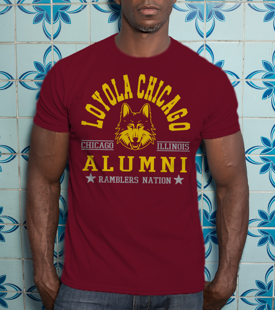 Loyola Chicago Illinois Alumni Ramblers Nation T-Shirt