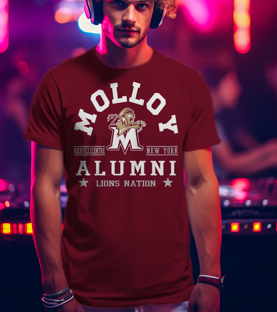 Molloy College Rockville Centre New York Alumni Lions Nation T-Shirt