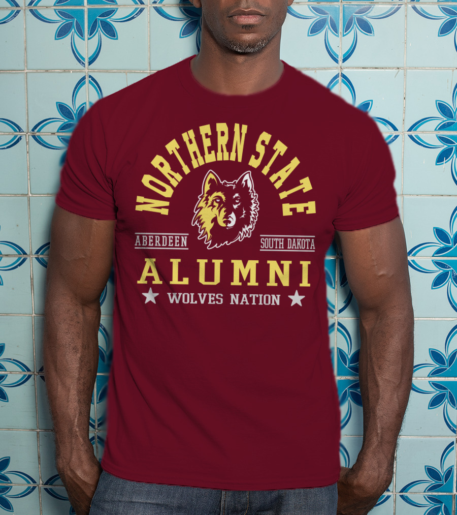 Northern State Alumni Wolves Nation Aberdeen South Dakota T-Shirt