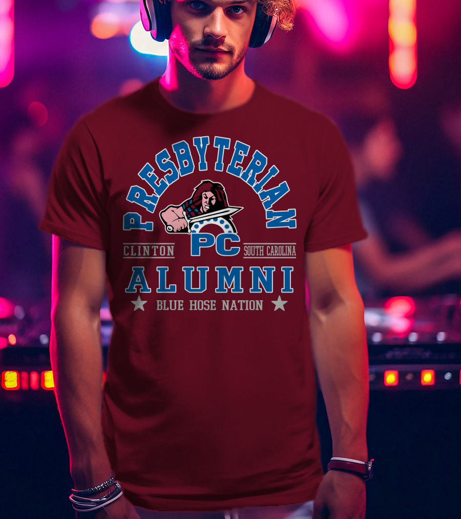 Presbyterian College PC Blue Hose Clinton South Carolina Alumni Nation T-Shirt
