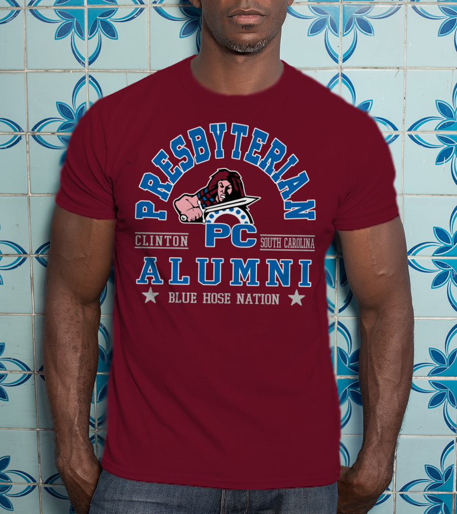 Presbyterian College PC Blue Hose Clinton South Carolina Alumni Nation T-Shirt