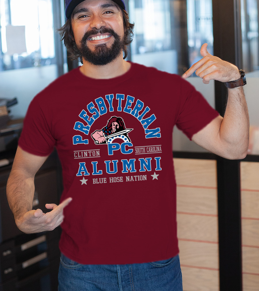 Presbyterian College PC Blue Hose Clinton South Carolina Alumni Nation T-Shirt