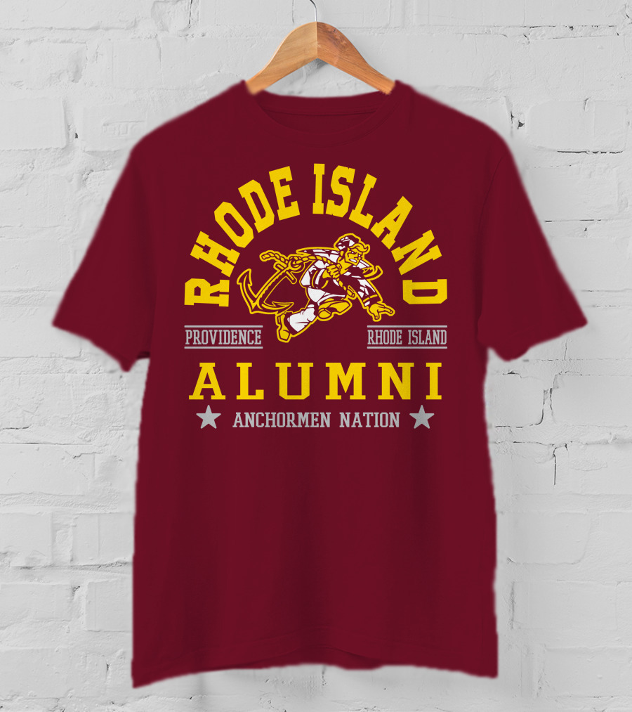 Rhode Island Alumni Providence Anchormen Nation T-Shirt