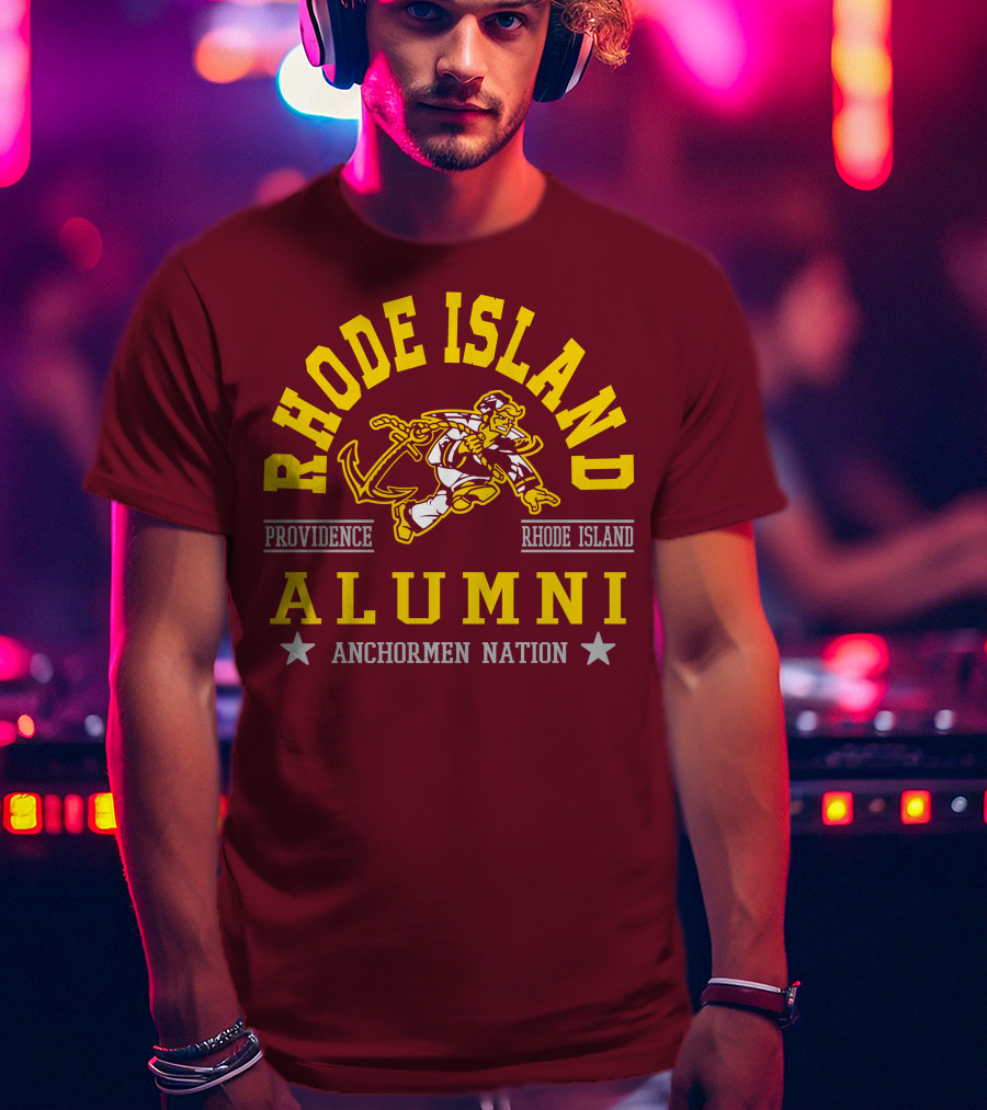 Rhode Island Alumni Providence Anchormen Nation T-Shirt