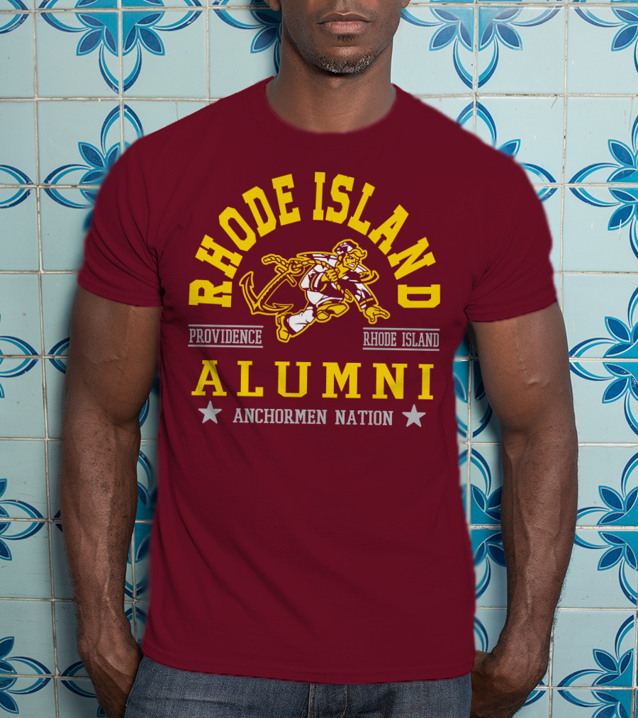 Rhode Island Alumni Providence Anchormen Nation T-Shirt
