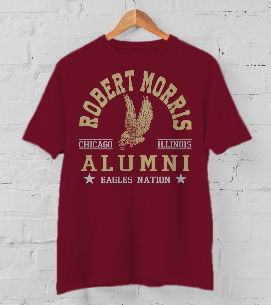 Robert Morris Chicago Illinois Alumni Eagles Nation T-Shirt