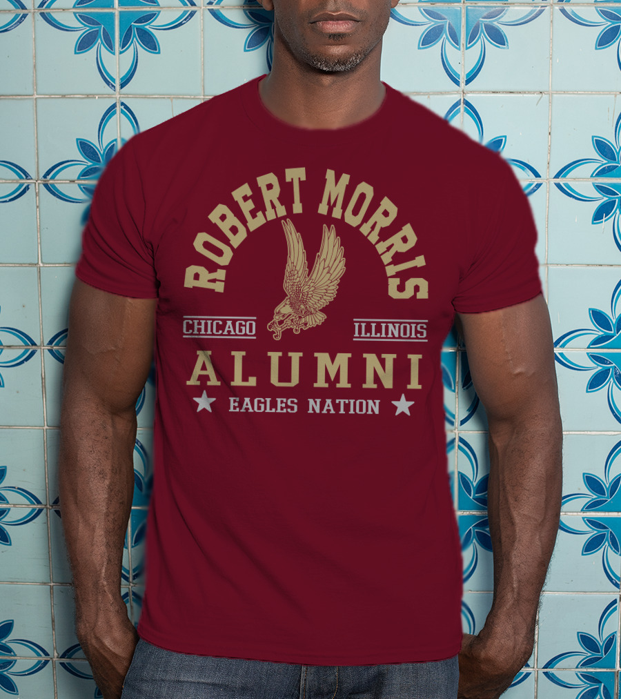 Robert Morris Chicago Illinois Alumni Eagles Nation T-Shirt