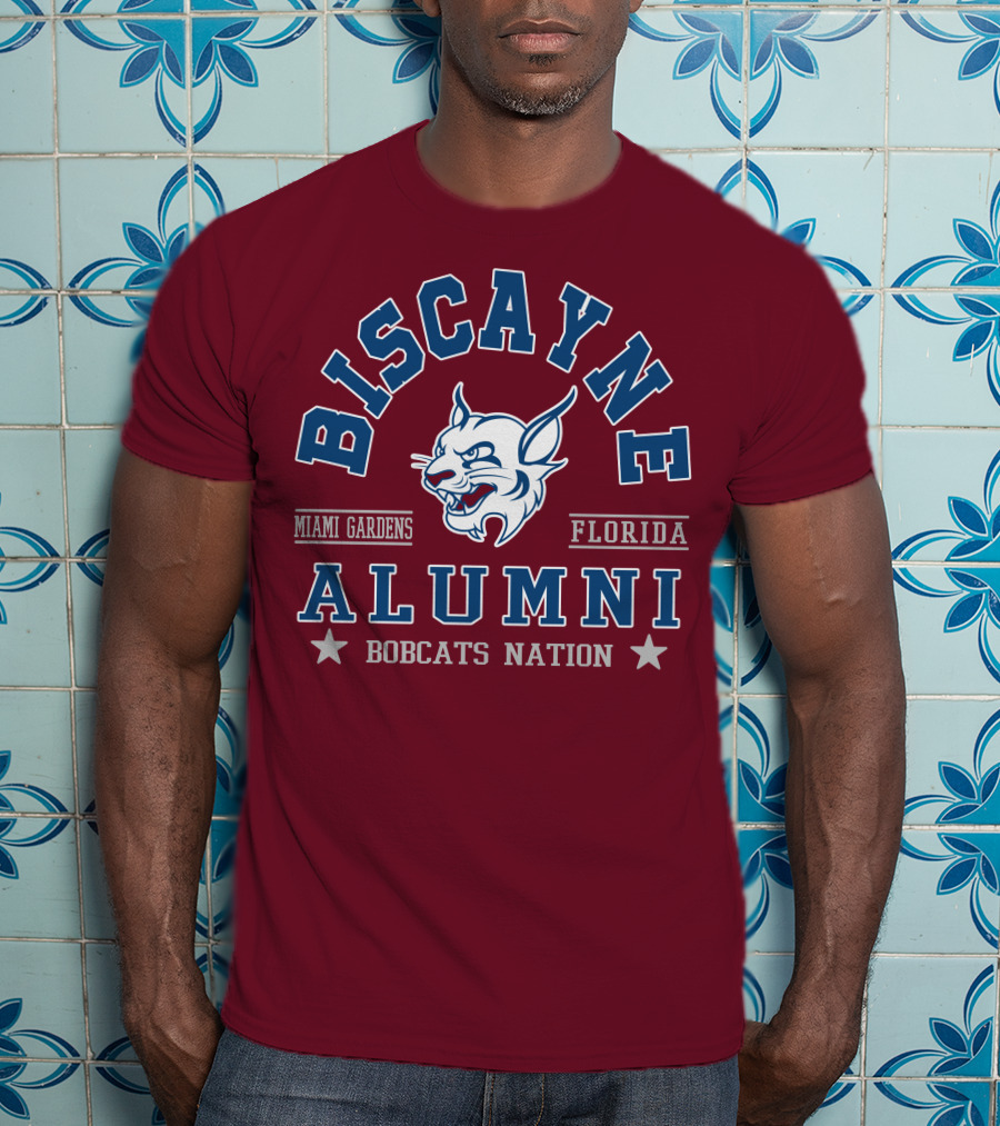 Biscayne College Alumni Bobcats Nation Miami Gardens Florida T-Shirt