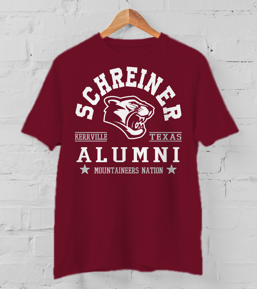 Schreiner Kerrville Texas Alumni Mountaineers Nation T-Shirt