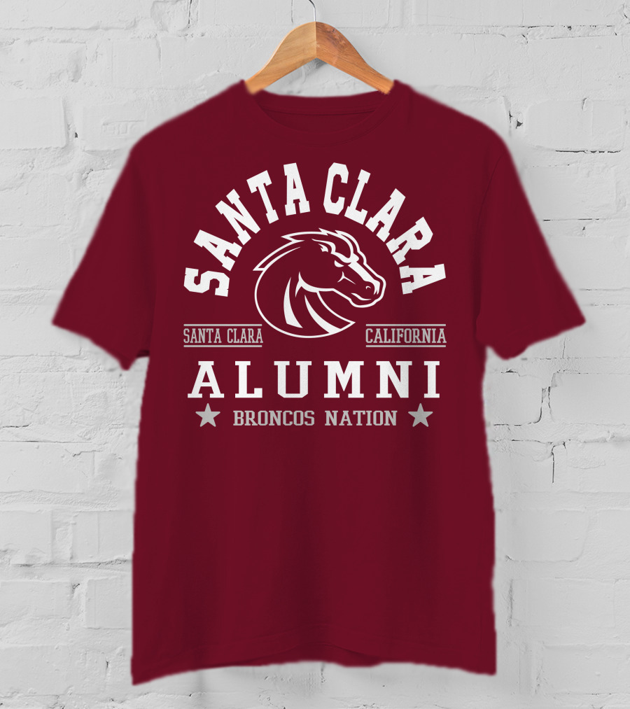 Santa Clara Alumni California Broncos Nation T-Shirt