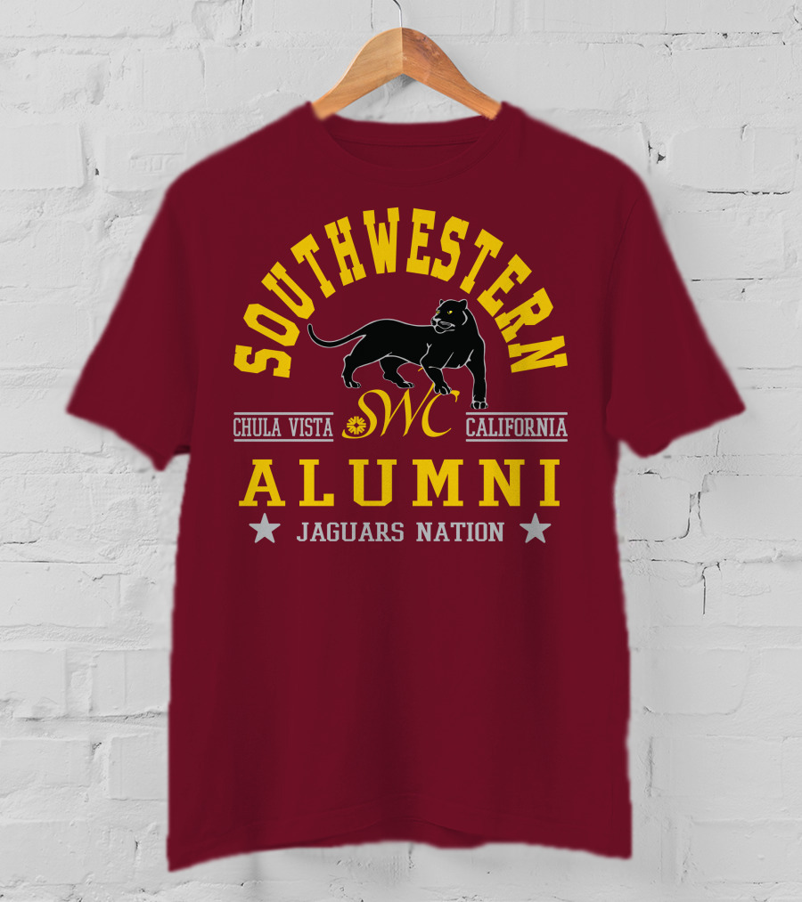 Southwestern Alumni Chula Vista California Jaguars Nation SWC T-Shirt
