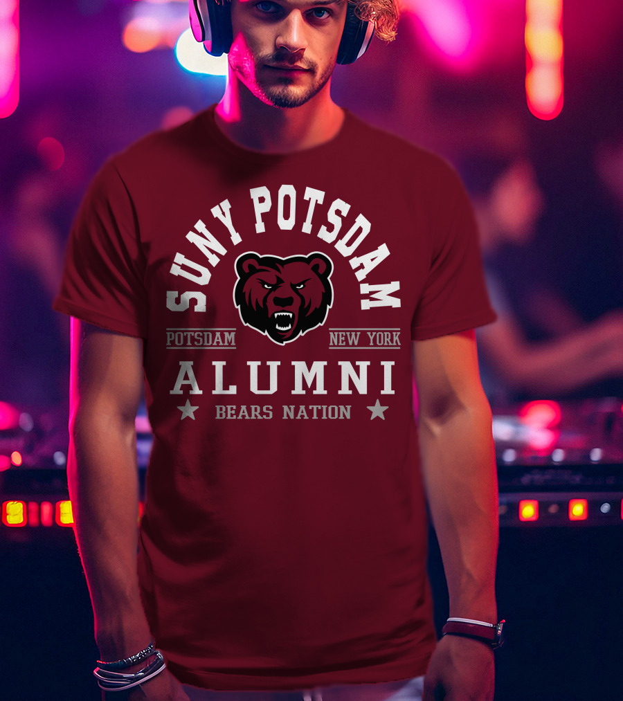 SUNY Potsdam Alumni Bears Nation New York T-Shirt