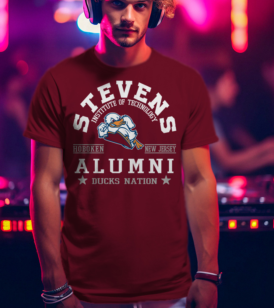 Stevens Institute Of Technology Alumni Hoboken New Jersey Ducks Nation T-Shirt
