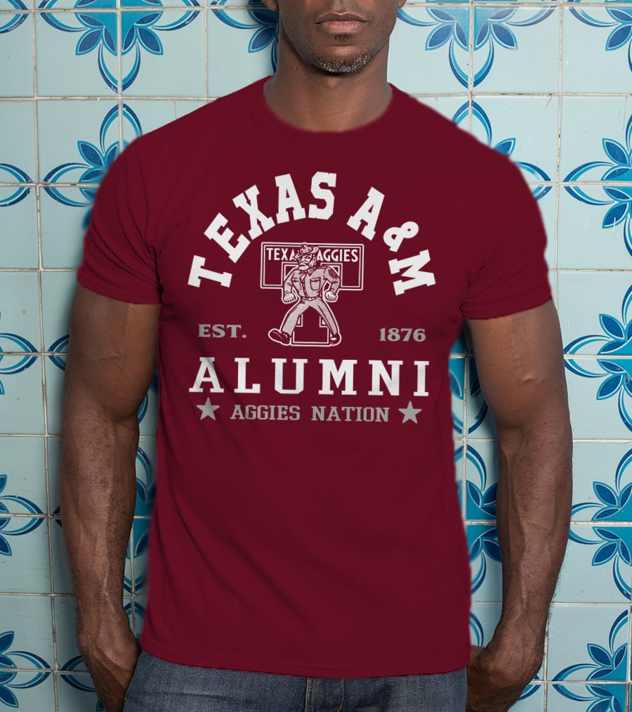 TEXAS A&M ALUMNI AGGIES NATION EST. 1876 T-Shirt