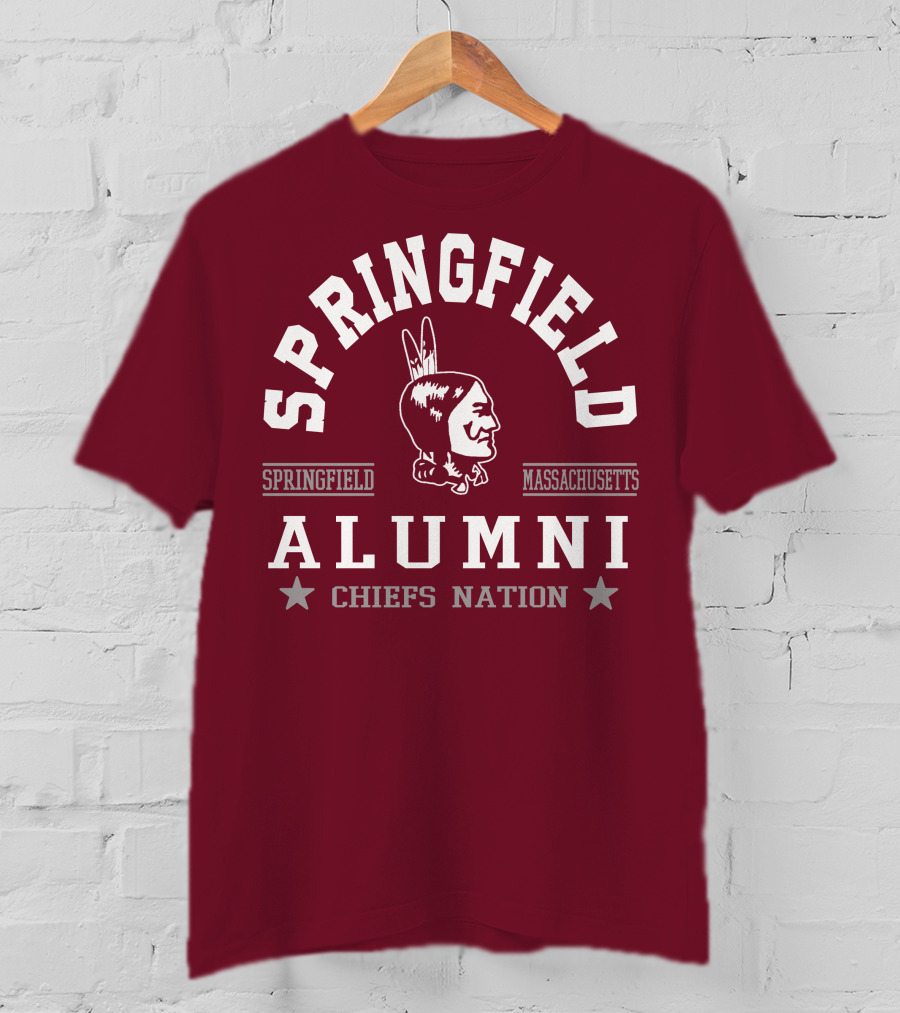 Springfield Massachusetts Alumni Chiefs Nation T-Shirt